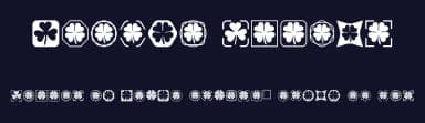 Clover Things by Fonts & Things — Dingbats Font — thumbnail 2