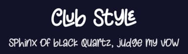 Club Style by Nirmana Visual — Script Handwritten Font — thumbnail 2