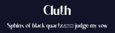 Cluth by Sohel Studio — Serif Font — thumbnail 2