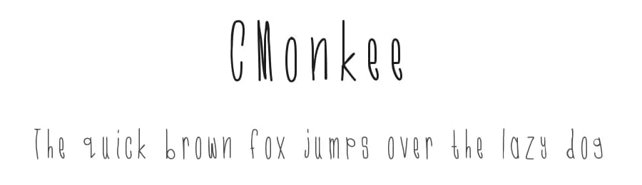 CMonkee by Samm — Script Handwritten Font