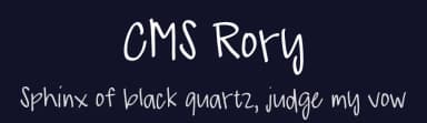 CMS Rory by Chelsea Smith — Script Handwritten Font — thumbnail 2