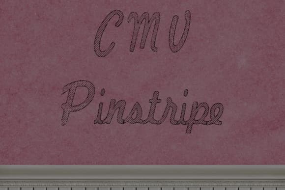 CMV Pinstripe Font by The Crazy Cricut Lady — Script Handwritten Font