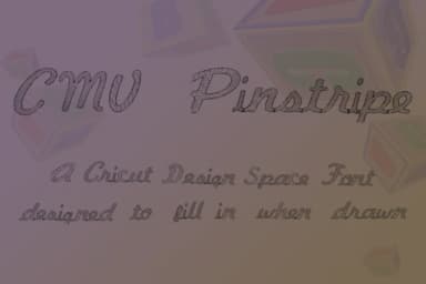 CMV Pinstripe Font by The Crazy Cricut Lady — Script Handwritten Font — thumbnail 2