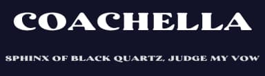 Coachella by Saridezra — Serif Font — thumbnail 2