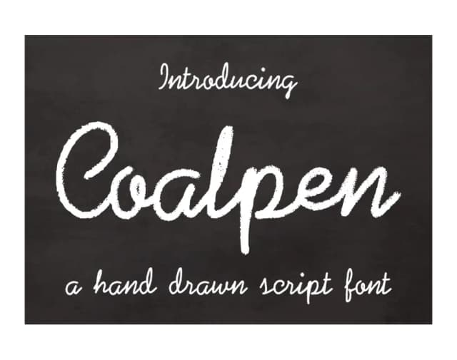Coalpen Font by Digital Typeface Studio — Script Handwritten Font