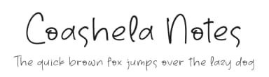 Coashela Notes by Perspectype Studio - Letterena.com — Script Handwritten Font — thumbnail 1