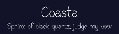 Coasta by fontalist — Script Handwritten Font — thumbnail 2