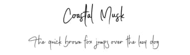 Coastal Musk by Avotype Studio — Script Handwritten Font — thumbnail 1