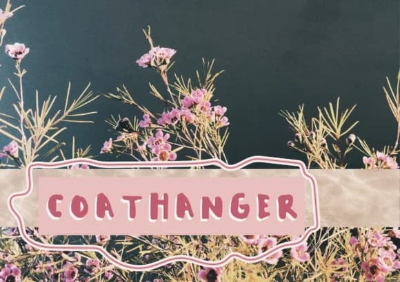 Coat Hanger Font by kaitalanis — Script Handwritten Font