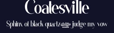 Coatesville by Noah Type — Sans Serif Font — thumbnail 2