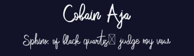 Cobain Aja by Dwi Krisdiantoro — Script Handwritten Font — thumbnail 2