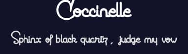 Coccinelle by Maelle.K | Thomas Boucherie — Script Handwritten Font — thumbnail 2