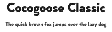Cocogoose Classic by Zetafonts — Sans Serif Font — thumbnail 1