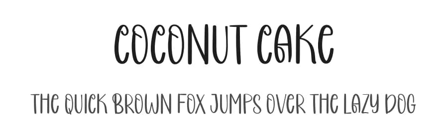 Coconut Cake by Inermedia Studio — Script Handwritten Font