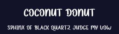 Coconut Donut by Andi Moz — Script Handwritten Font — thumbnail 2