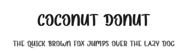 Coconut Donut by Andi Moz — Script Handwritten Font — thumbnail 1