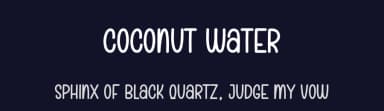 Coconut Water by Andi Moz — Script Handwritten Font — thumbnail 2