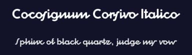 Cocosignum Corsivo Italico by Zetafonts — Script Handwritten Font — thumbnail 2