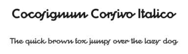 Cocosignum Corsivo Italico by Zetafonts — Script Handwritten Font — thumbnail 1