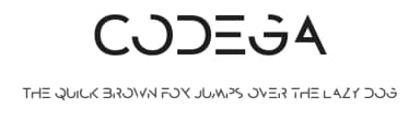 Codega by Faqih Fawaji — Sans Serif Font — thumbnail 1