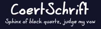 CoertSchrift by Coert Wigbels — Script Handwritten Font — thumbnail 2