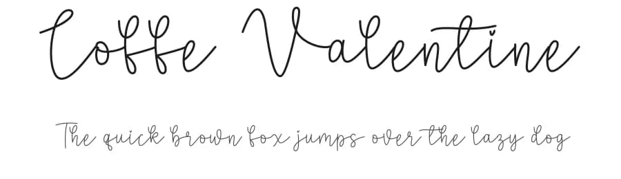 Coffe Valentine by Gado Gado — Script Handwritten Font — preview 1