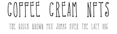 Coffee Cream Nfts by Shelley Evans — Script Handwritten Font — thumbnail 1