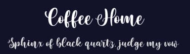 Coffee Home by Andrimada Creative — Script Handwritten Font — thumbnail 2