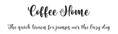 Coffee Home by Andrimada Creative — Script Handwritten Font — thumbnail 1