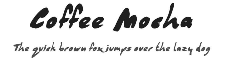 Coffee Mocha by JSH creates — Script Handwritten Font