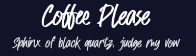 Coffee Please by Gassstype — Script Handwritten Font — thumbnail 2