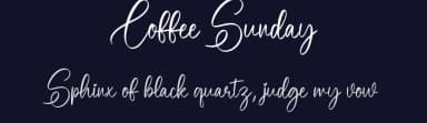 Coffee Sunday by Scratchones — Script Handwritten Font — thumbnail 2