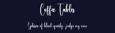 Coffee Tables by Maulana Creative — Script Handwritten Font — thumbnail 2