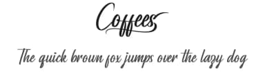 Coffees by NihStudio — Script Handwritten Font — thumbnail 1