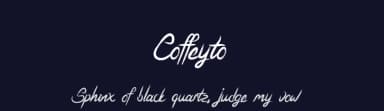 Coffeyto by Seckin Hatipoglu — Script Handwritten Font — thumbnail 2