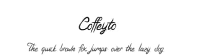 Coffeyto by Seckin Hatipoglu — Script Handwritten Font — thumbnail 1