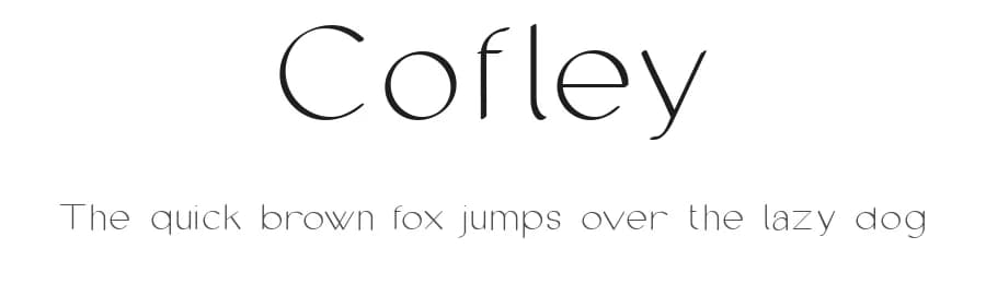 Cofley by Sigit Nur Wicaksono — Sans Serif Font