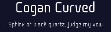 Cogan Curved by Lerima — Sans Serif Font — thumbnail 2