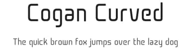 Cogan Curved by Lerima — Sans Serif Font — thumbnail 1