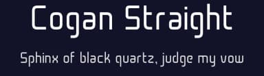 Cogan Straight by Lerima — Sans Serif Font — thumbnail 2
