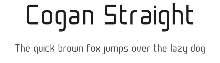 Cogan Straight by Lerima — Sans Serif Font