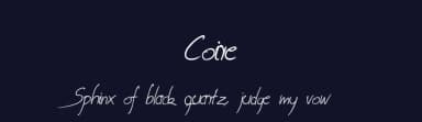 Coire by Typesgal — Script Handwritten Font — thumbnail 2