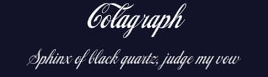 Colagraph by LyonsType — Script Handwritten Font — thumbnail 2