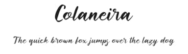 Colaneira by Forberas Club — Script Handwritten Font — thumbnail 1