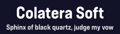 Colatera Soft by Maulana Creative — Sans Serif Font — thumbnail 2