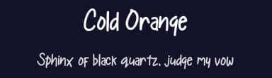 Cold Orange by Miftah Locare — Script Handwritten Font — thumbnail 2