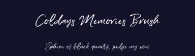 Coldays Memories Brush by Linetotype — Script Handwritten Font — thumbnail 2