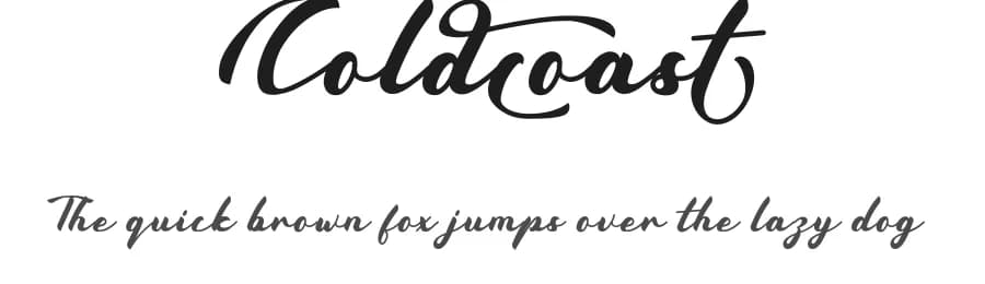 Coldcoast by PutraCetol Studio — Script Handwritten Font