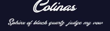 Colinas by Billy Argel Fonts ® — Script Handwritten Font — thumbnail 2