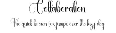 Collaboration by Andi Moz — Script Handwritten Font — thumbnail 1